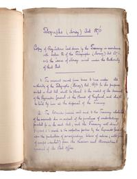 [SCIENCE & TECHNOLOGY]. A group of 2 telegraphy-related items, comprising: