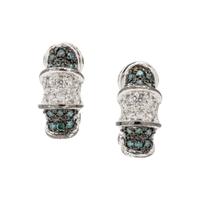 DIAMOND AND COLORED DIAMOND EARCLIPS