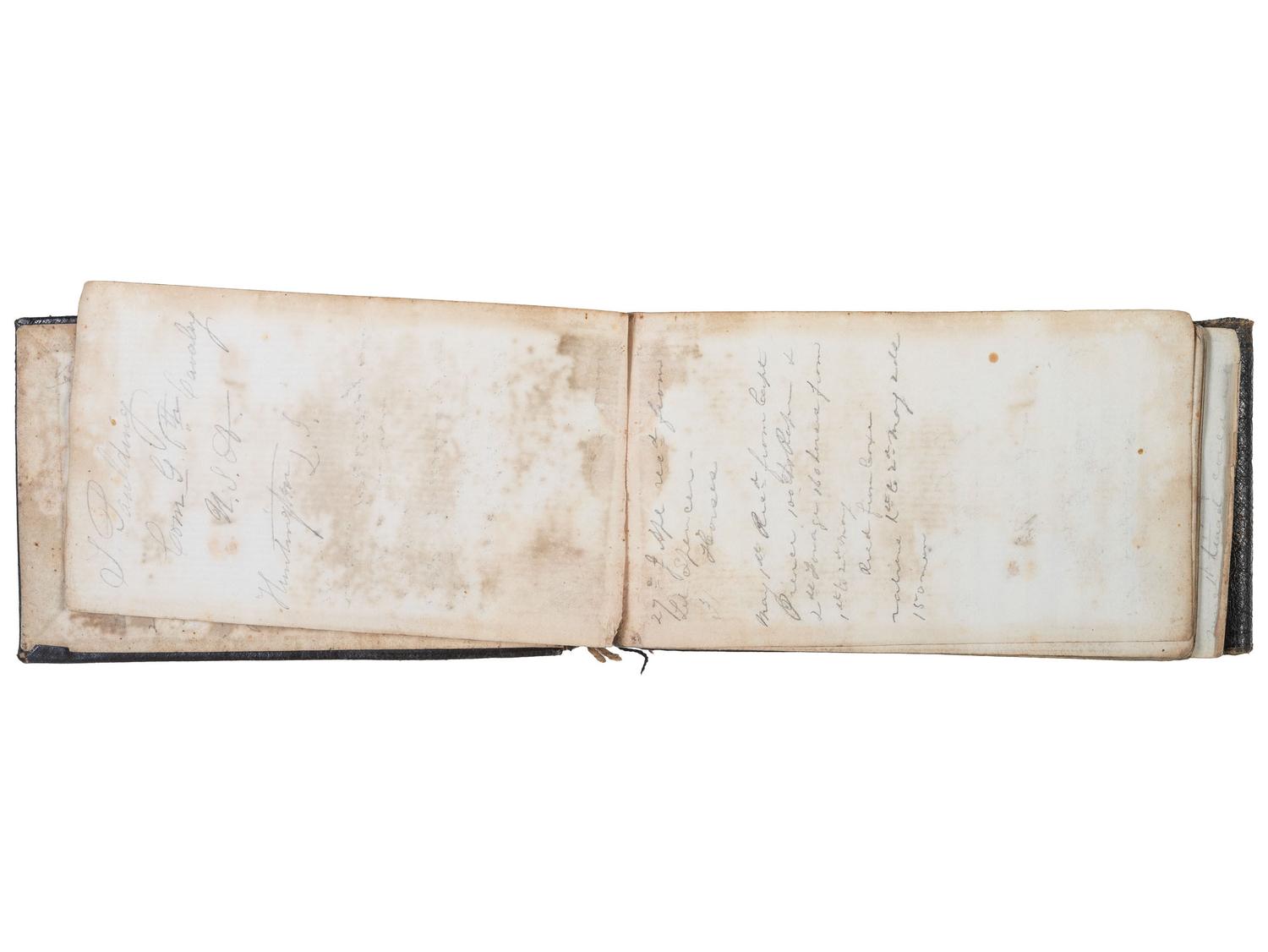 [CIVIL WAR]. War-date letters and diary of Capt. Tattnall Paulding (1840-1907), 6th US Cavalry, POW Battle of Fairfield, incl. Gettysburg Campaign and Libby Prison content.