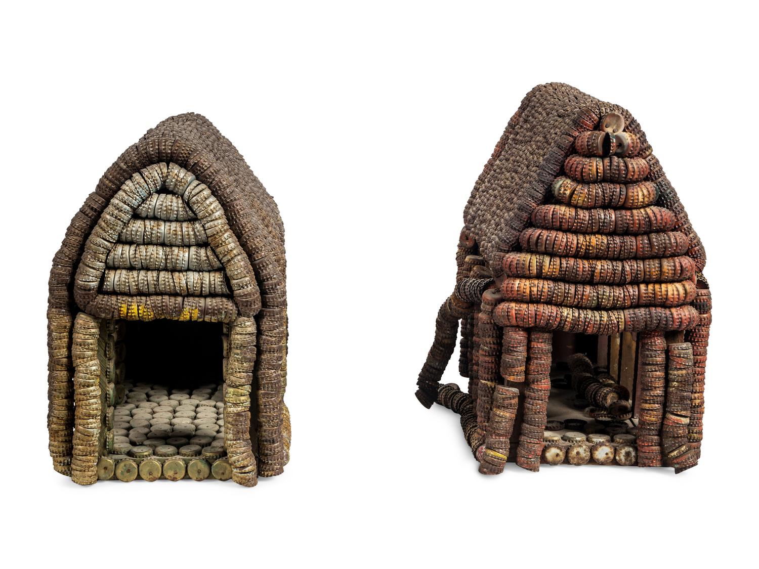 Four Bottle Cap Structures