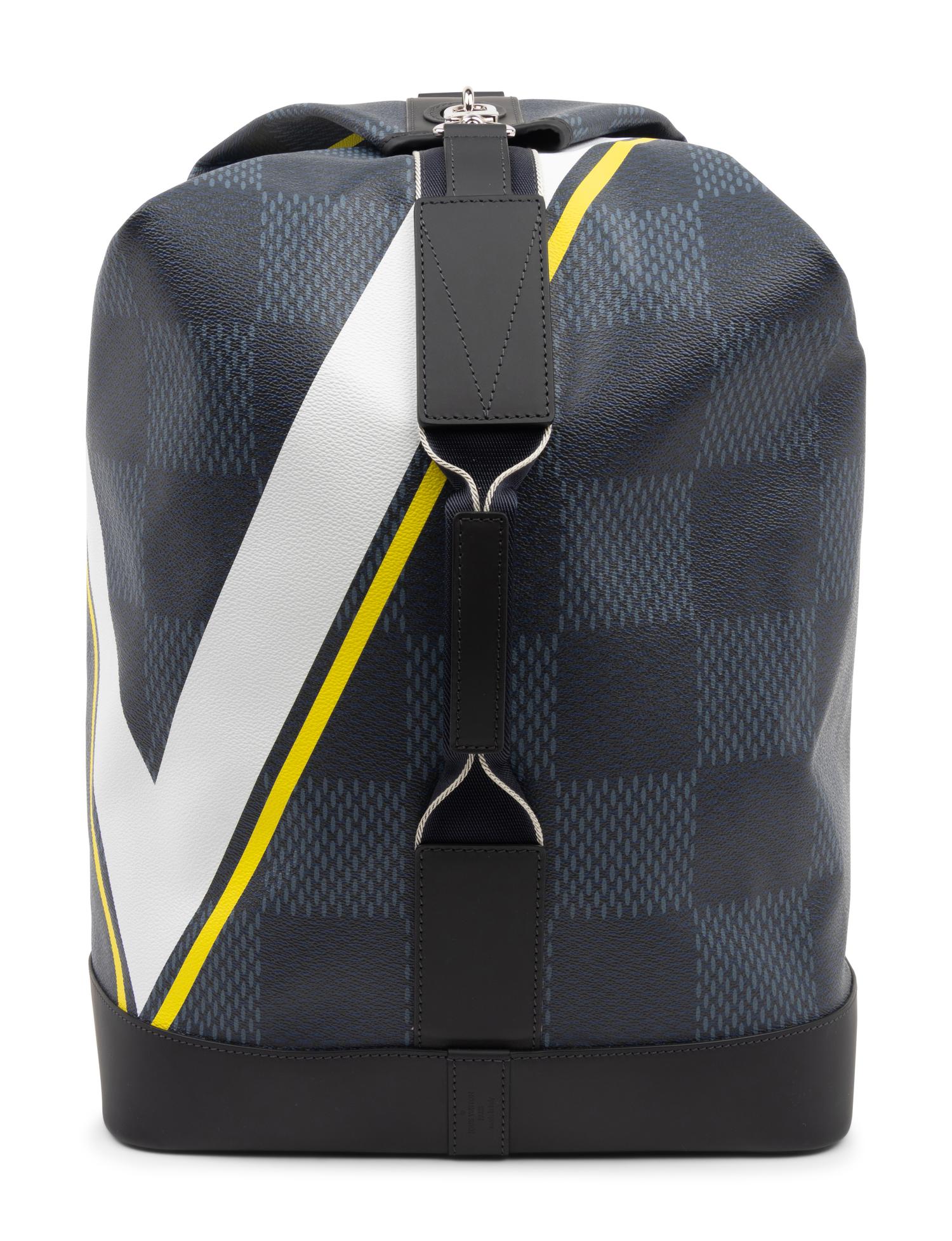 Louis Vuitton Limited Edition Sac Marin Backpack in Latitude Damier Cobalt, America's Cup, 2017