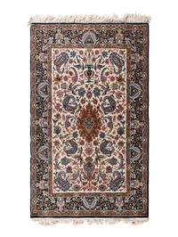 An Isfahan Wool and Silk Pictorial Rug