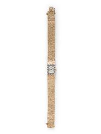 EBEL, 14K YELLOW GOLD AND DIAMOND WRISTWATCH
