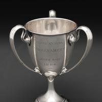 A Three-Handled American Silver Trophy Cup and Basket