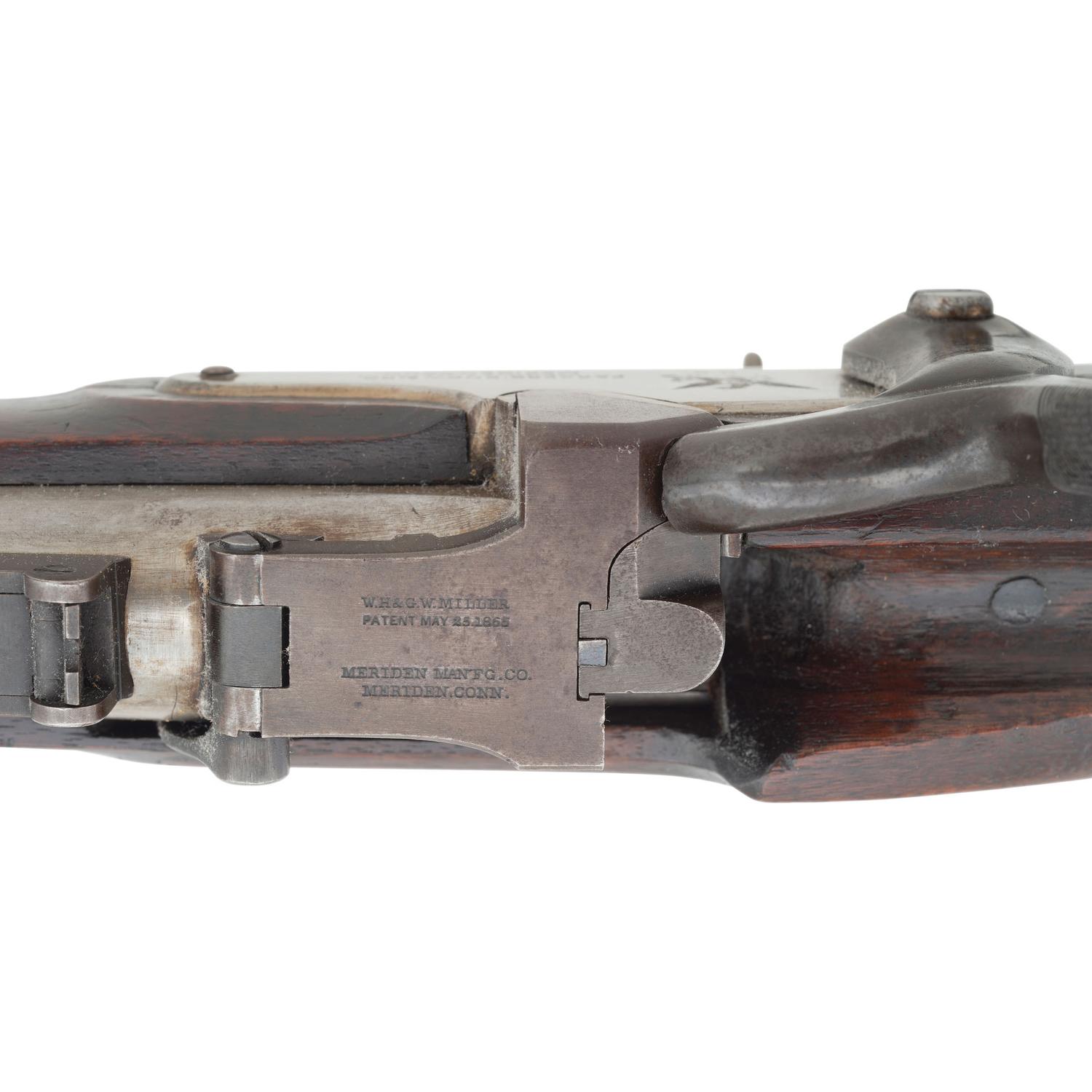 Fine Miller Conversion of a Parkers' Snow & Co US Model 1861 Rifle Musket with Springfield Armory Inventory Tag