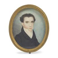 American School, 19th Century — Portrait Miniature of Dr. Aldis Samuel Allen (1803-1833) of Medway, Massachusetts