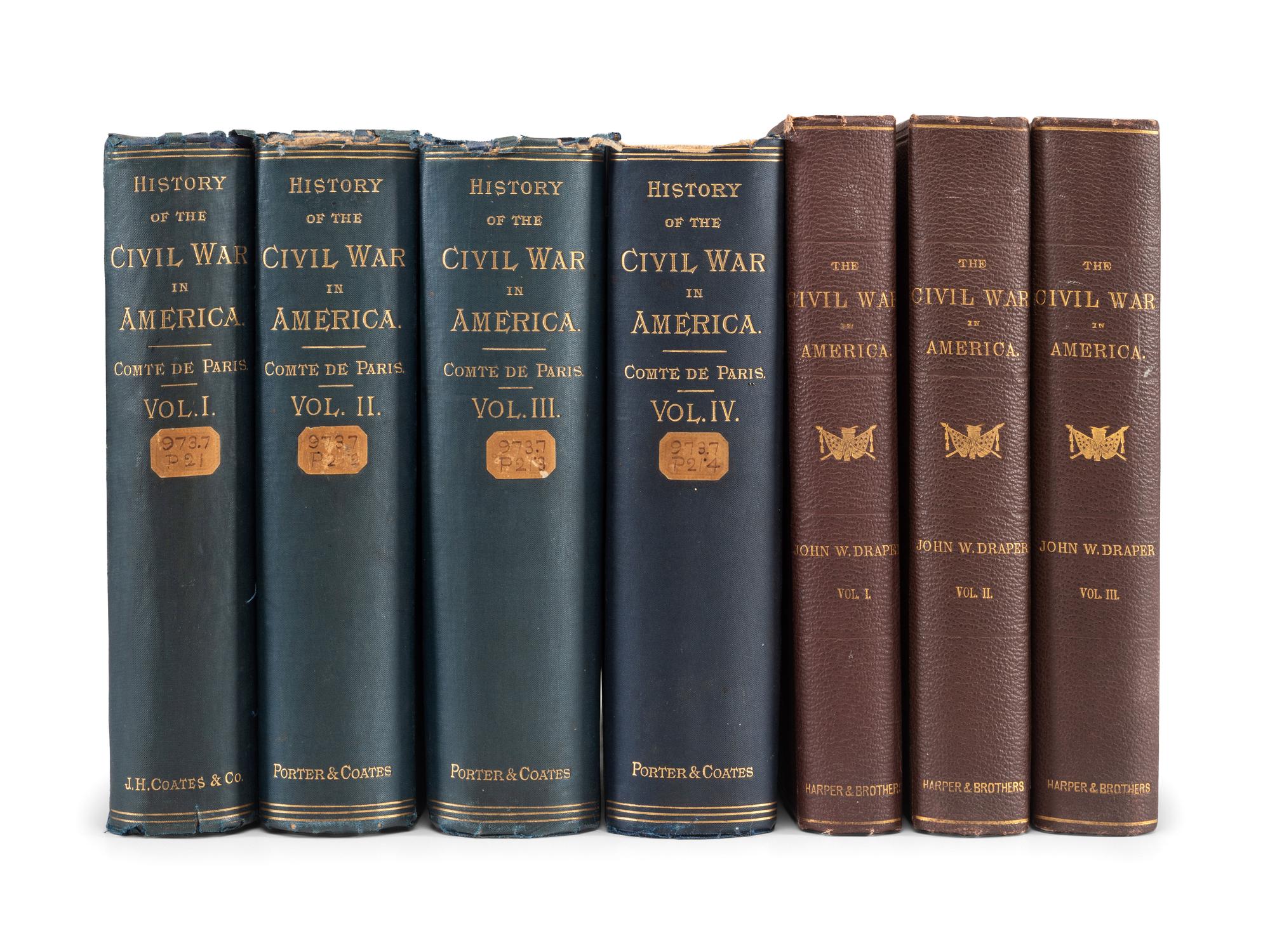 [CIVIL WAR - BOOKS.] A group of Civil War histories, comprising: