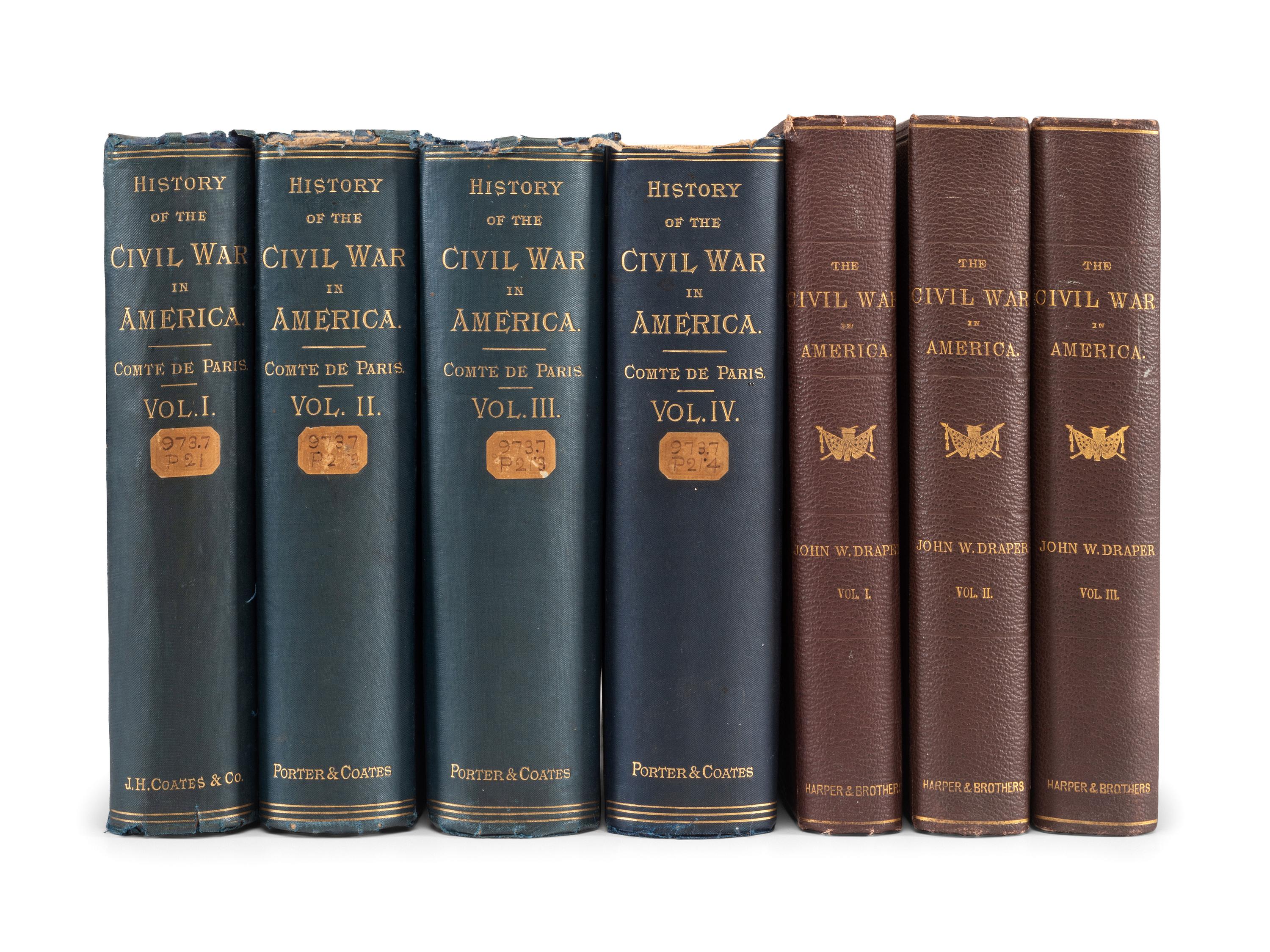 [CIVIL WAR - BOOKS.] A group of Civil War histories, comprising:
