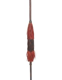 Two Naga Wood and Metal Spears