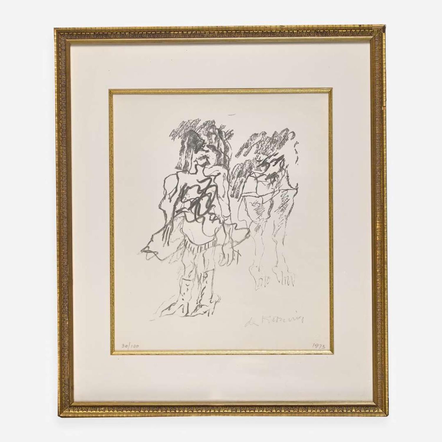 Willem de Kooning (American/Dutch, 1904-1997) Two Women