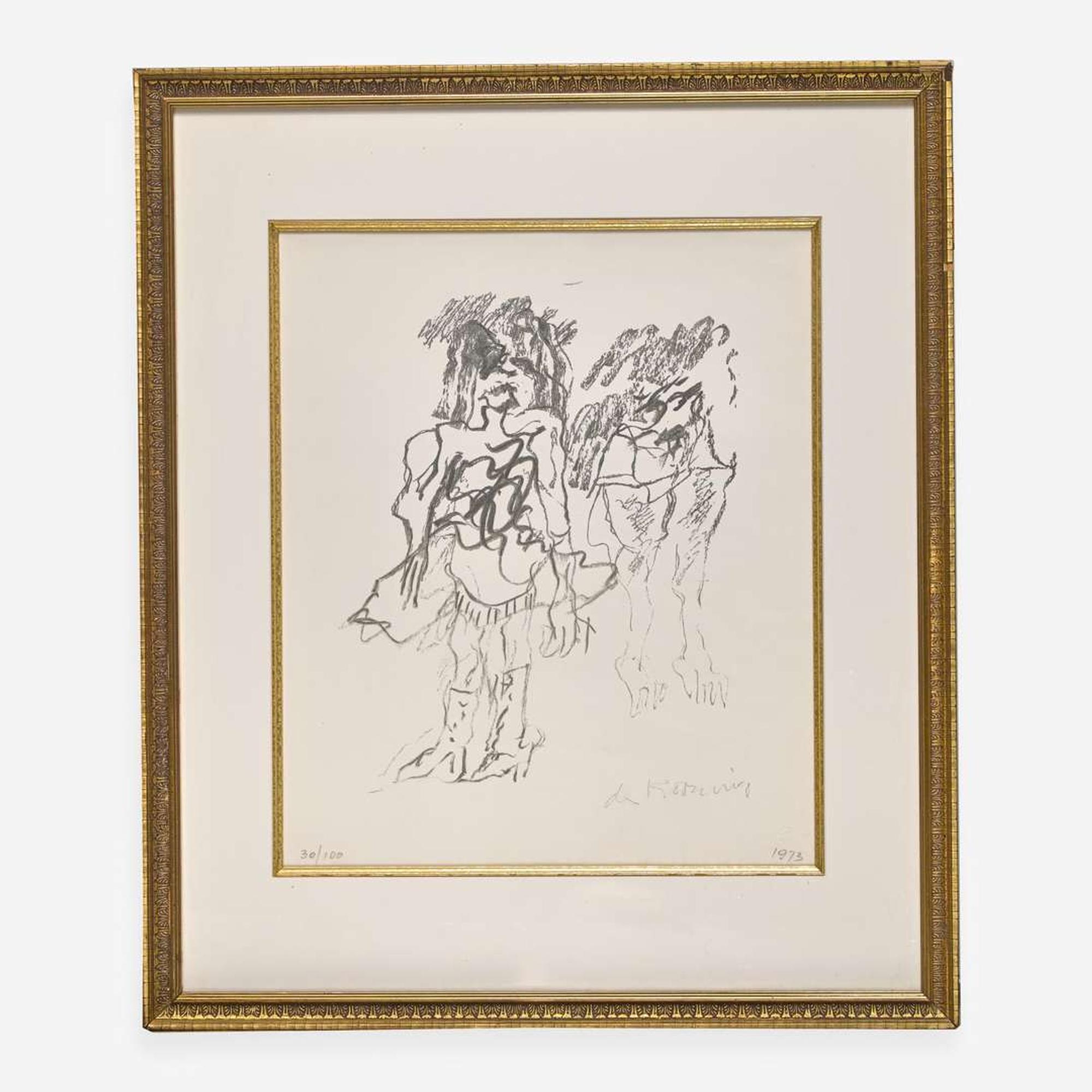 Willem de Kooning (American/Dutch, 1904-1997) Two Women