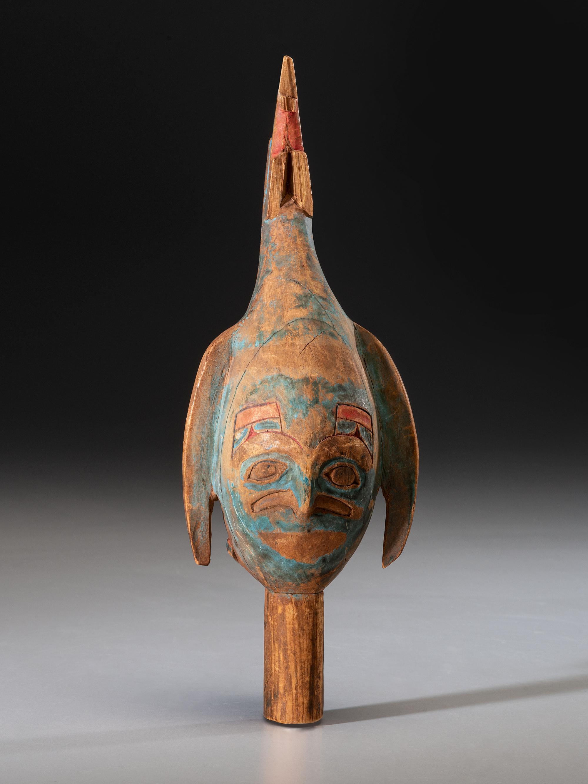 Northwest Coast Raven Rattle