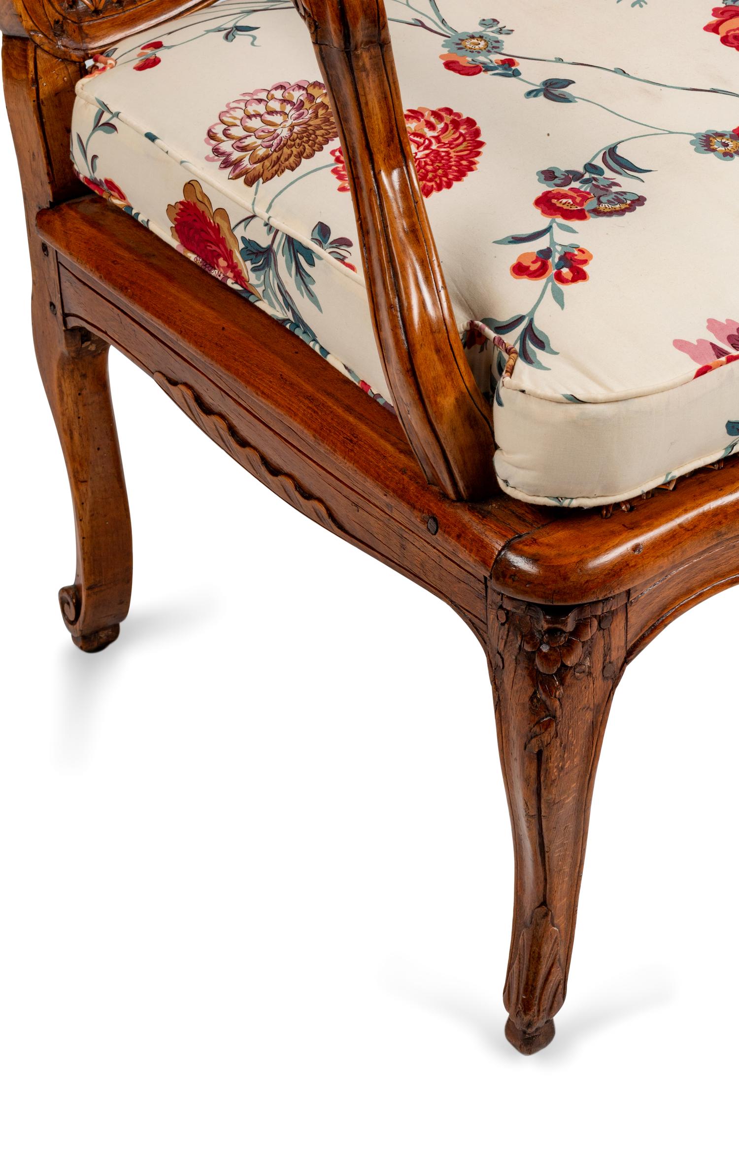 A Louis XV Provincial Walnut Marquise
