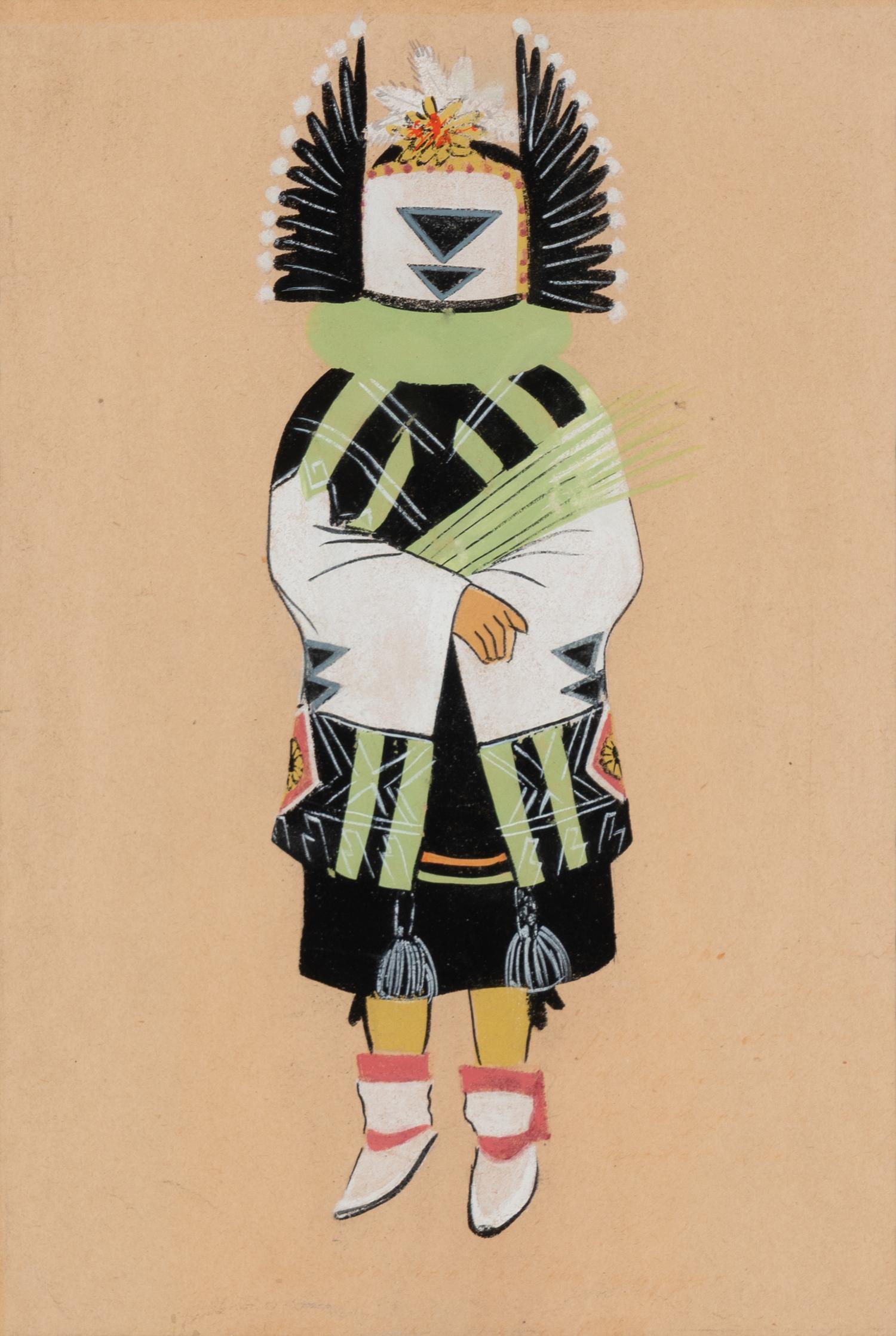 Series of Katsina Paintings tempera on paper