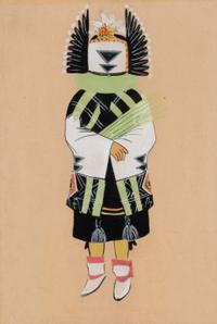Series of Katsina Paintings tempera on paper