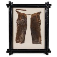 Two Pairs of Joseph Heinrich Framed Cowboy Chaps