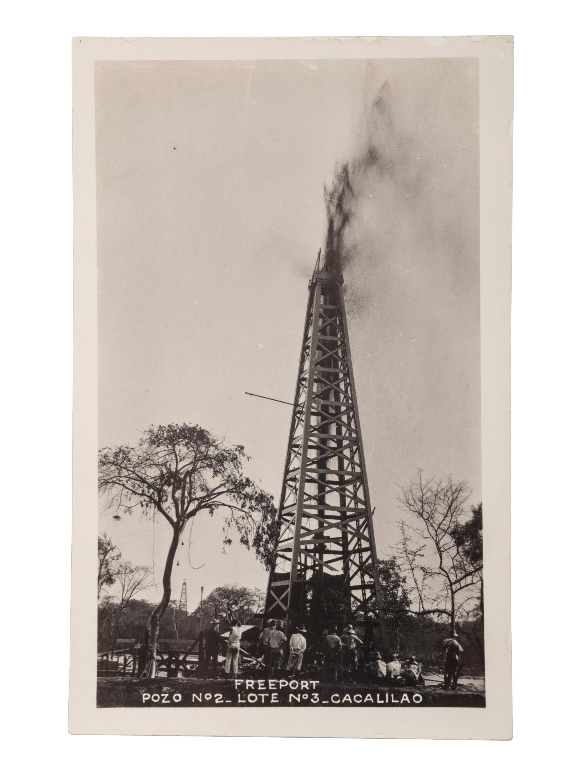 [MINING]. A group of approx. 80 RPPCs & photographs of mining and oil drilling.