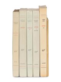 CAMUS, Albert, (1913-1960). Group of 6 works in French, comprising: