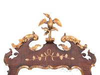 A George III Parcel Gilt Mahogany Mirror