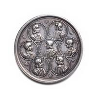[ EXONUMIA] A British Silver Medallion by George Bower (17th Century) Commemorating the Imprisonment of Archibishop Sancroft and the Seven Bishops (60.6 g, 53m, Plain Edge)