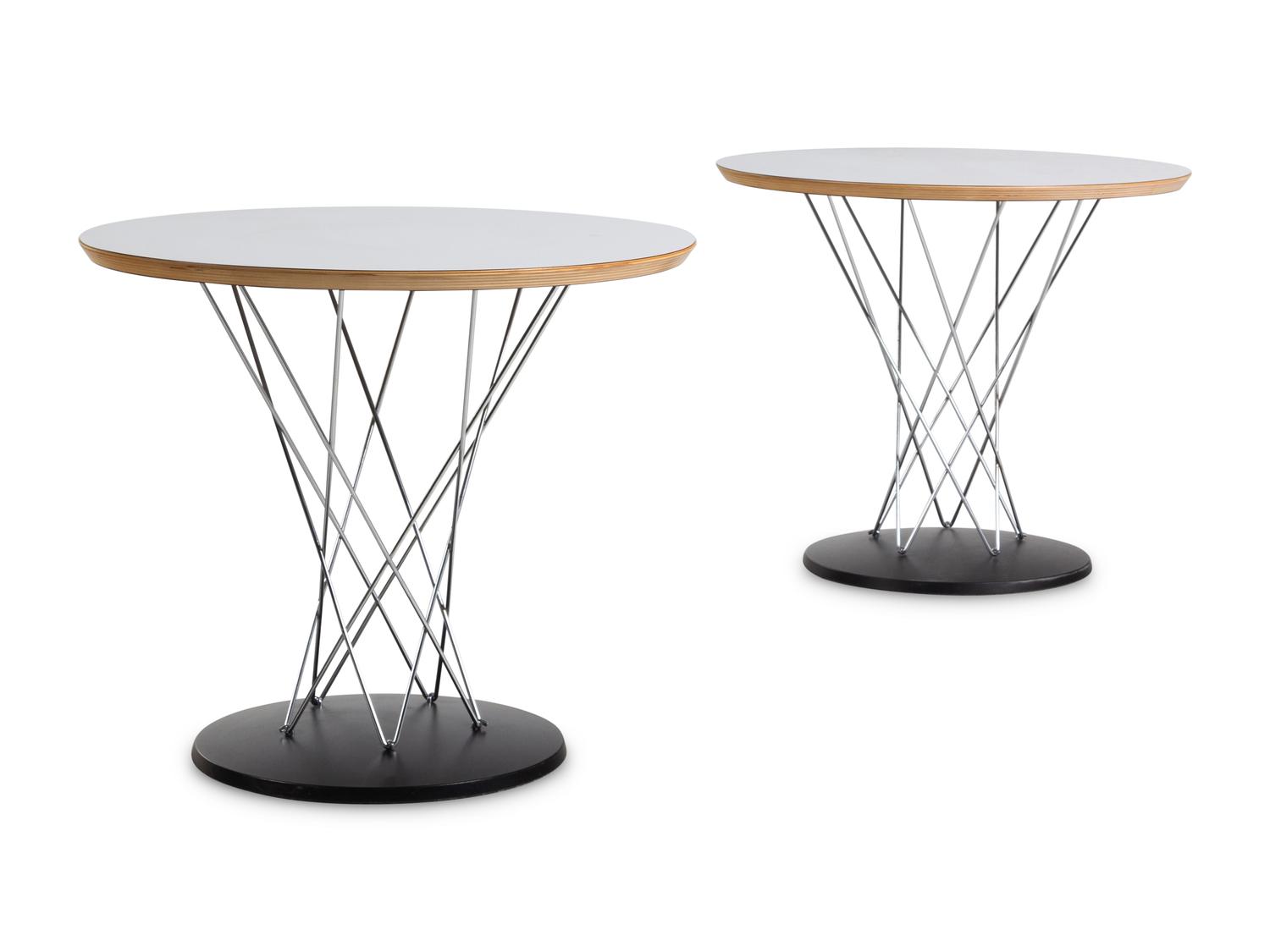 Pair of Cyclone Side Tables Knoll Associates, USA