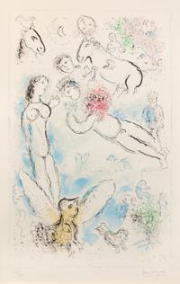 Marc Chagall, (French/Russian, 1887-1985), L'Envolee Magique, 1980