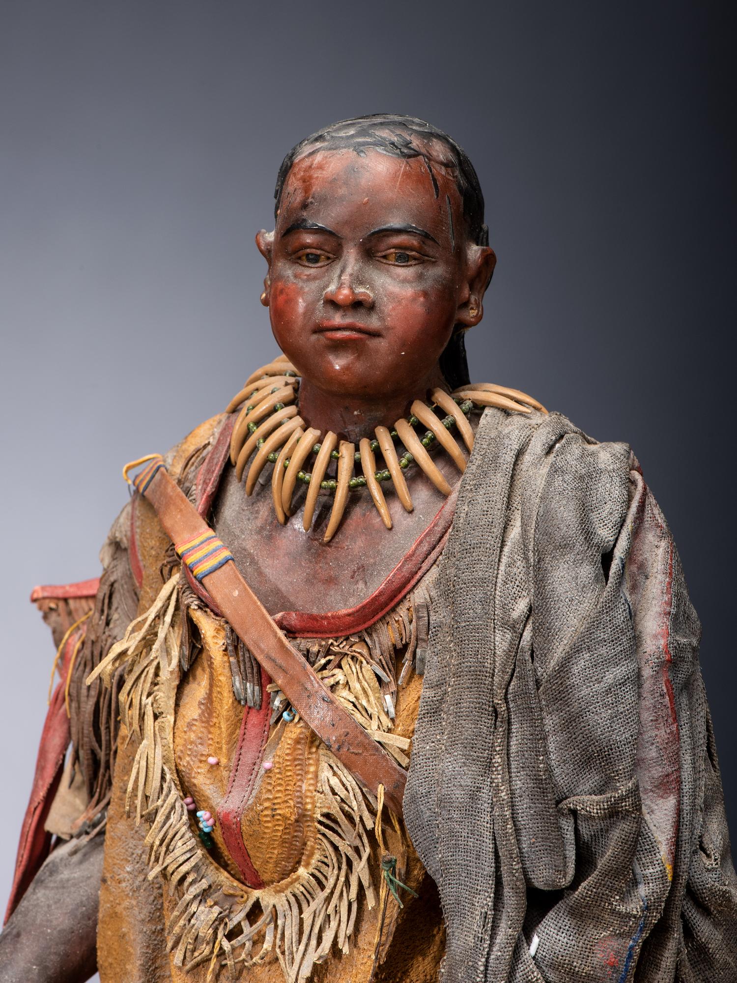 European Upper Missouri Wax Figures, Modeled After Karl Bodmer's Mandan
