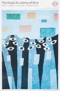 A London Underground Poster 20 x 13 1/4 inches.