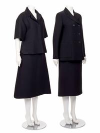 Two Christian Dior Two-Piece Skirt Suits