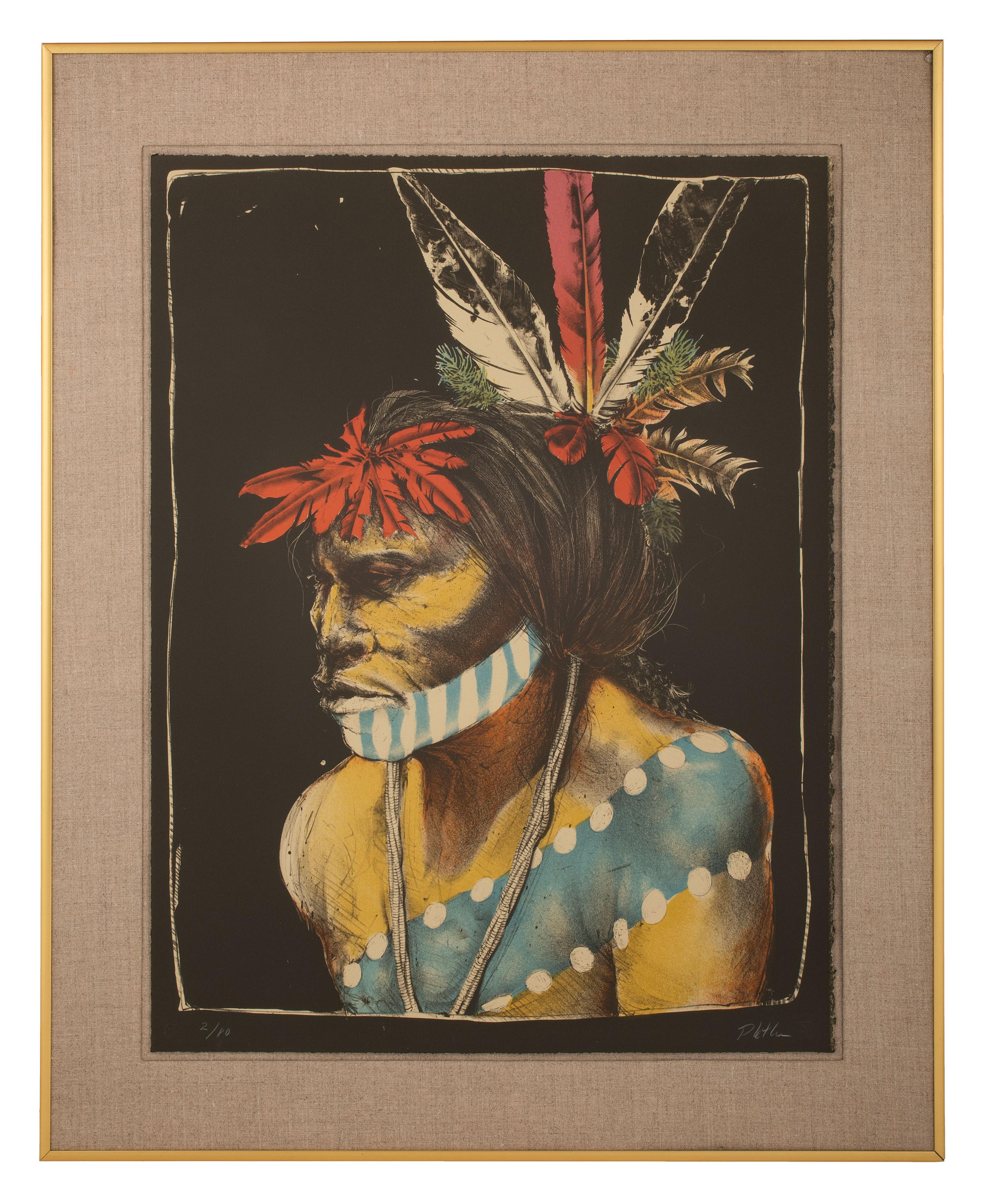 Taos Turtle Dancer, editioned 2/80