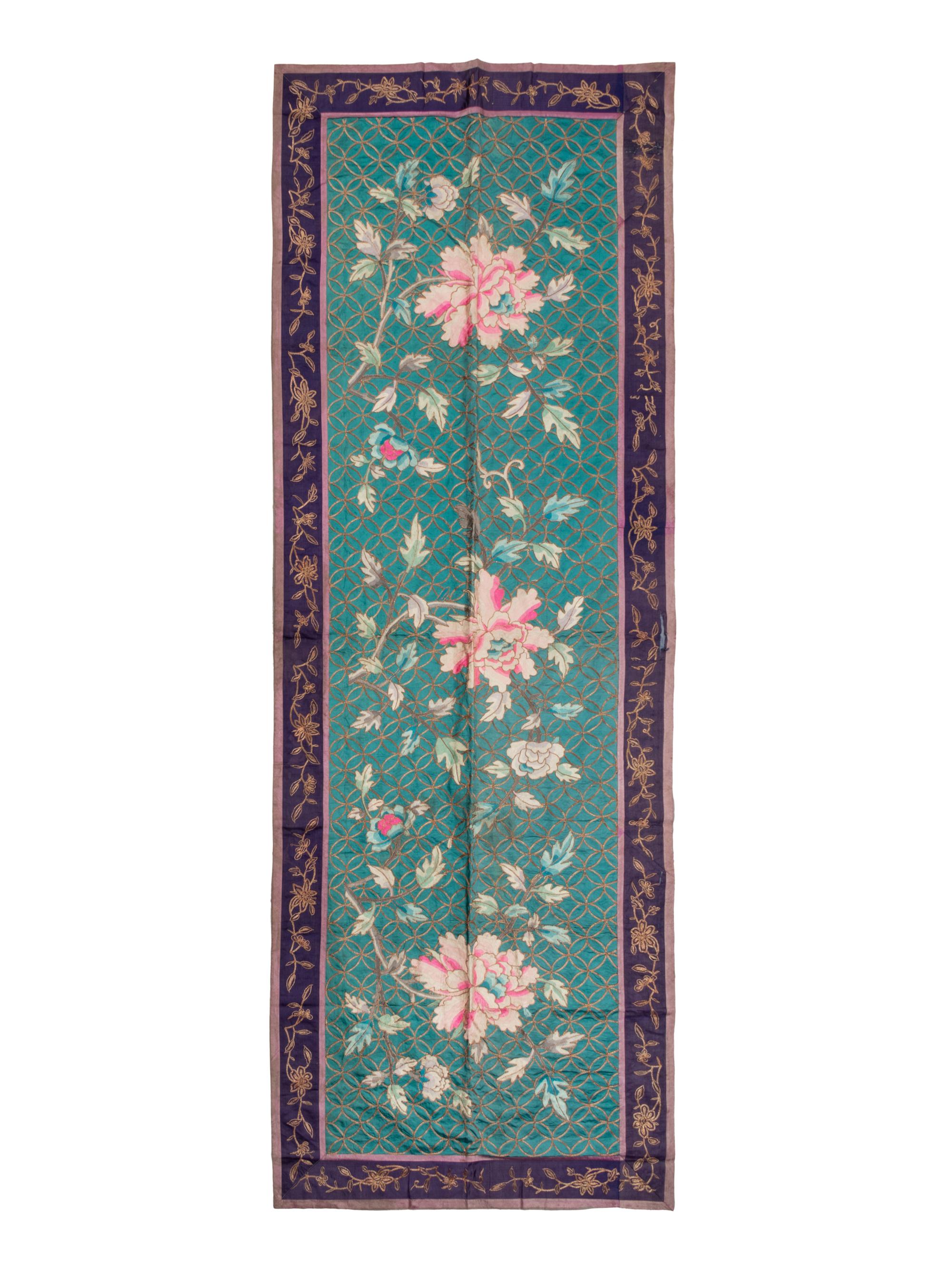 Twenty Five Chinese Embroidered Silk Panels