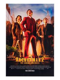 (Celebrity Memorabilia) FERELL, Will (1967). A group of approximately 68 items from Anchorman and Anchorman 2: The Legend Continues (Apatow Productions: 2004 and 2014), comprising: