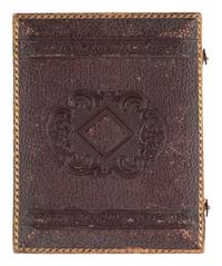[EARLY PHOTOGRAPHY]. Quarter plate postmortem ruby ambrotype of a young child.