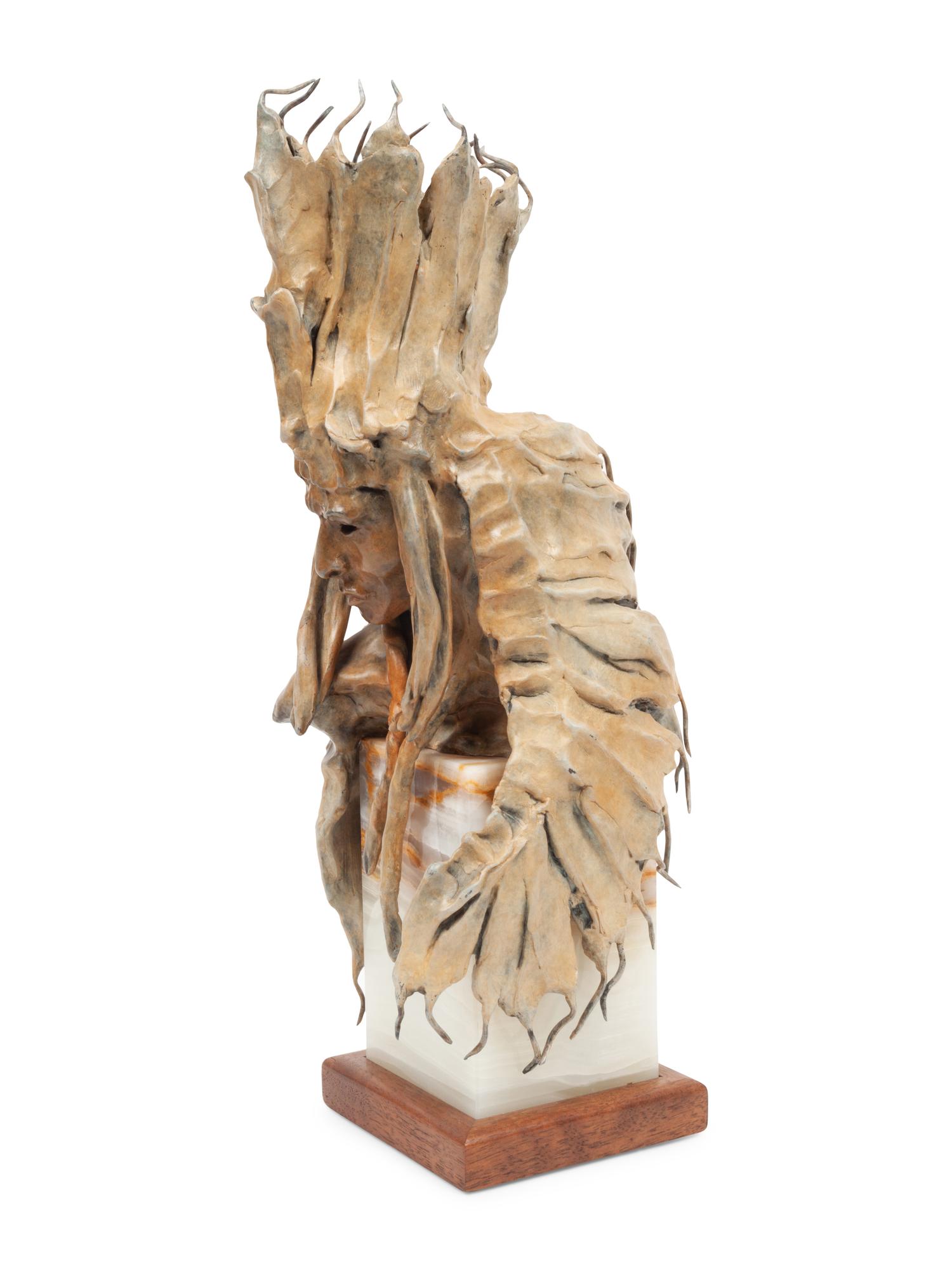 Indian with Headdress , edition 19/35