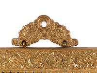 A Pair of Chinese Export Gilt Bronze-Framed Hardstone Inset Lacquered Wall Panels — 20TH CENTURY