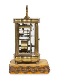A French Brass Carriage Clock