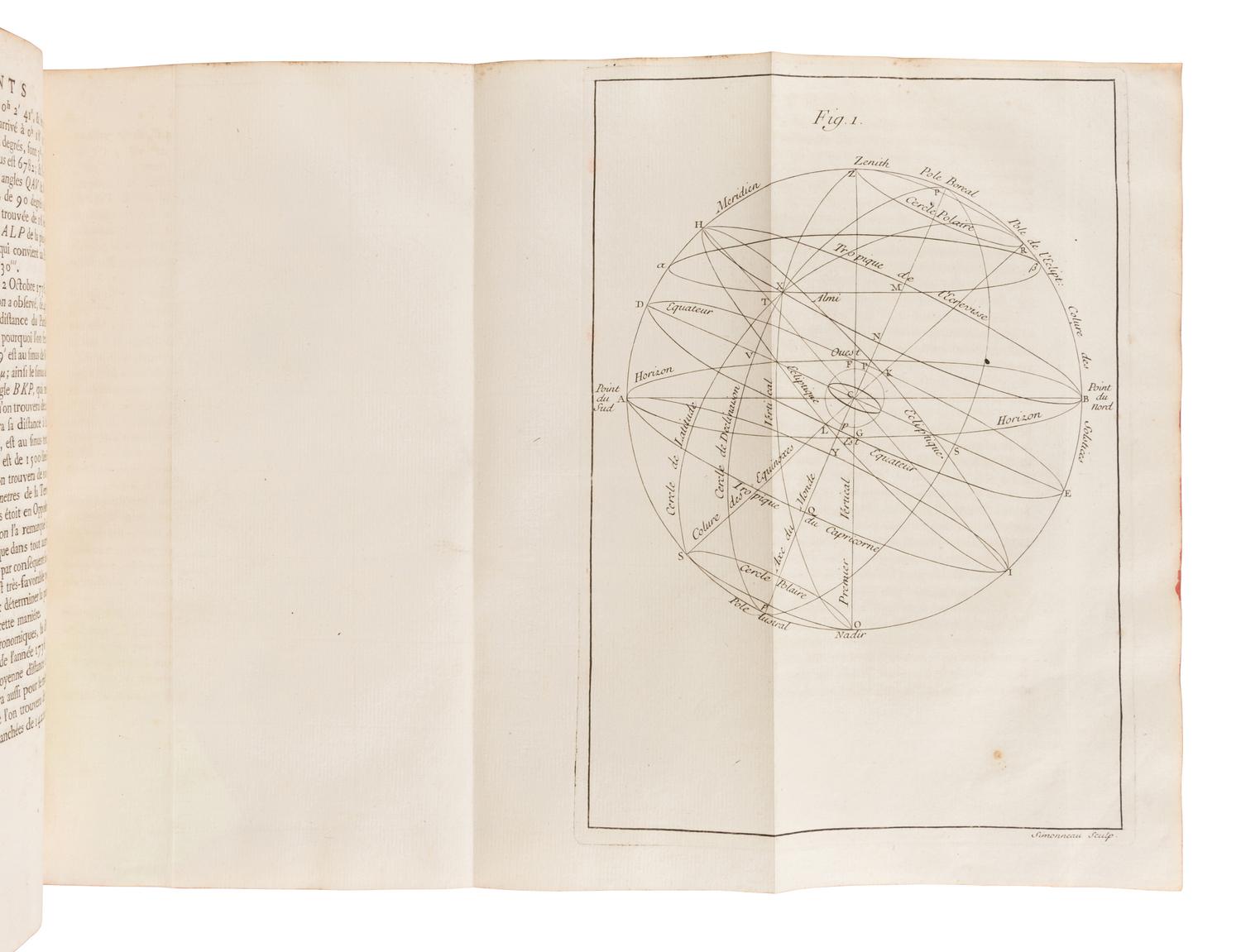 CASSINI, Jacques (1677-1756). Elements d'Astronomie . Paris: Imprimerie Royale, 1740.