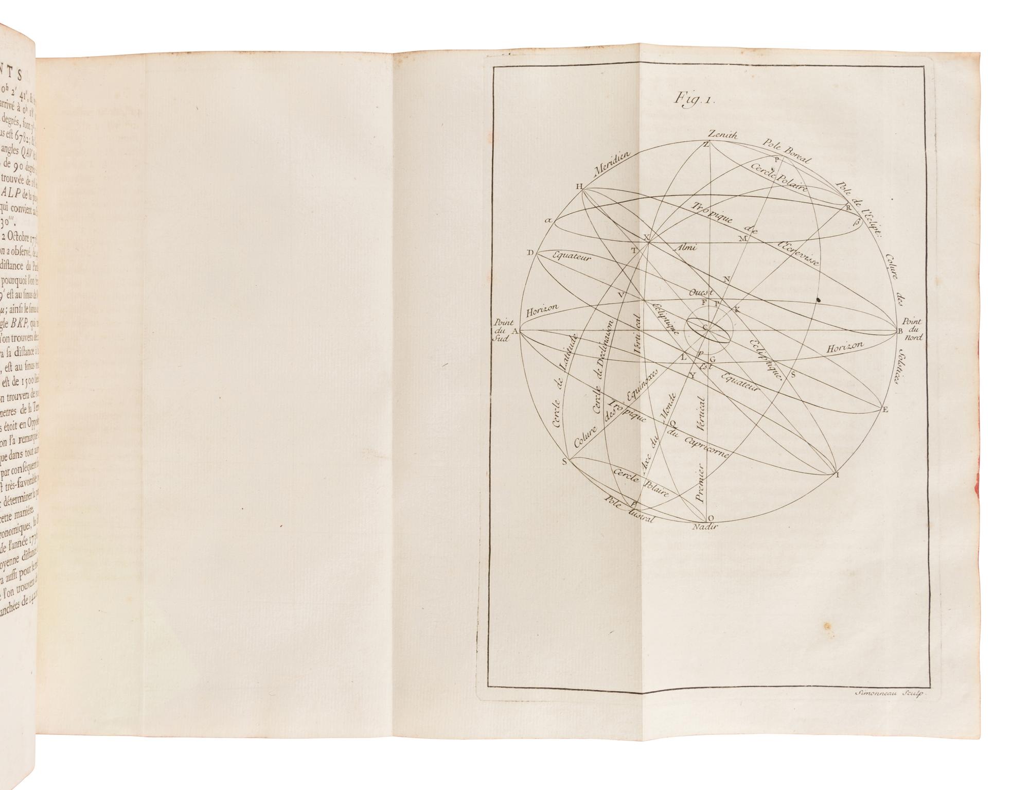CASSINI, Jacques (1677-1756). Elements d'Astronomie . Paris: Imprimerie Royale, 1740.