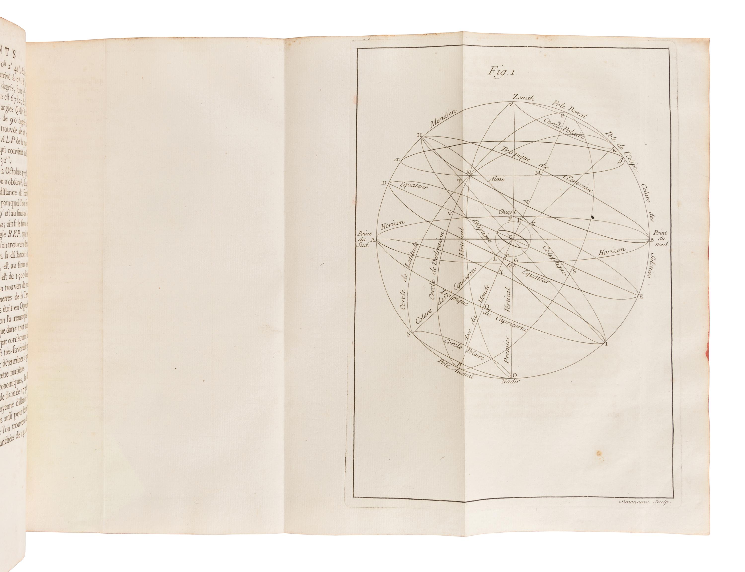 CASSINI, Jacques (1677-1756). Elements d'Astronomie . Paris: Imprimerie Royale, 1740.
