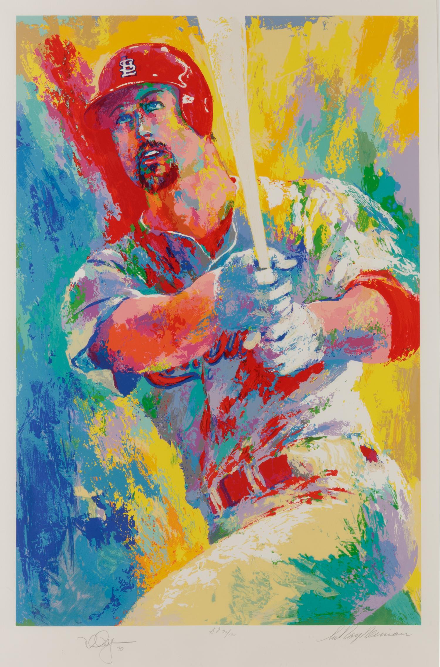 A 1999 Mark McGwire LeRoy Neiman Serigraph,