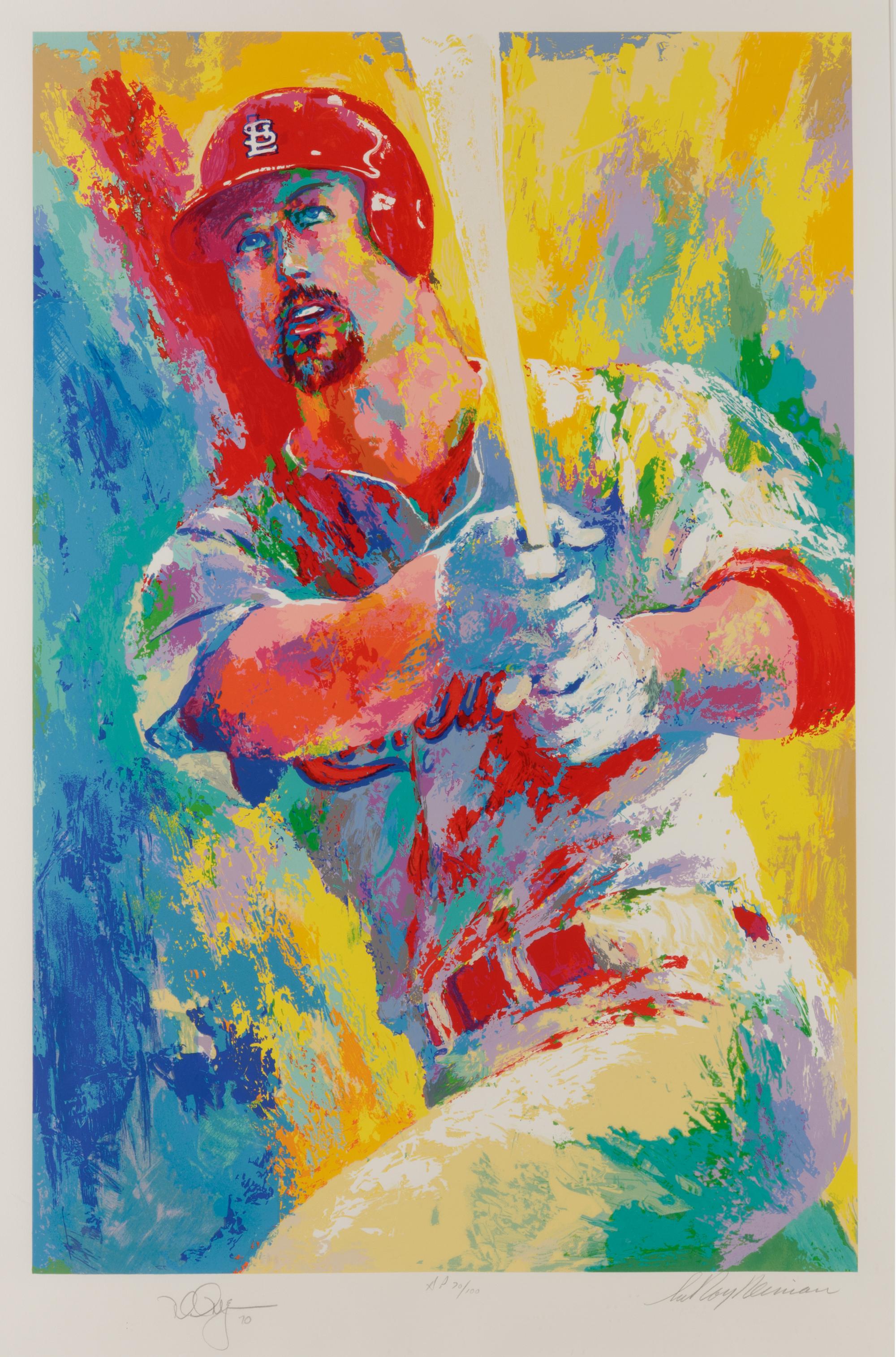 A 1999 Mark McGwire LeRoy Neiman Serigraph,