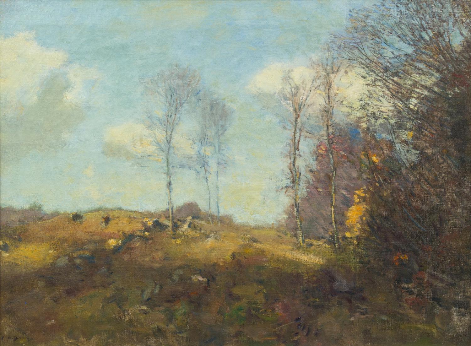 Charles Harold Davis, (American, 1856 - 1933), Autumn Hillside