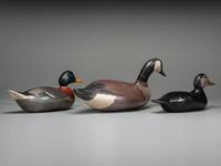 Three Carved and Painted Wood Decoys