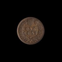 A United States 1909-S Indian Head 1c Coin