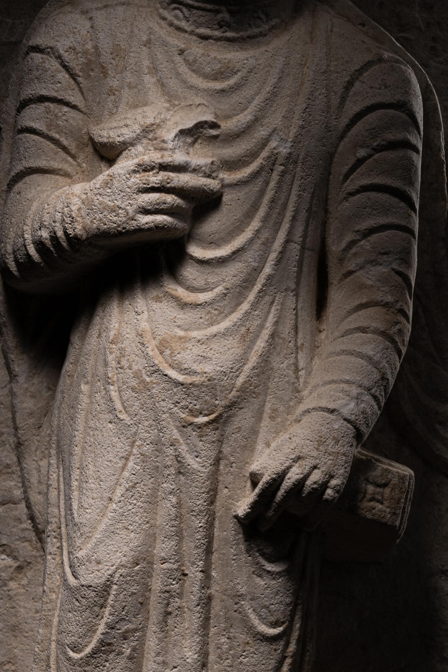 A Palmyran Limestone Relief of a Woman