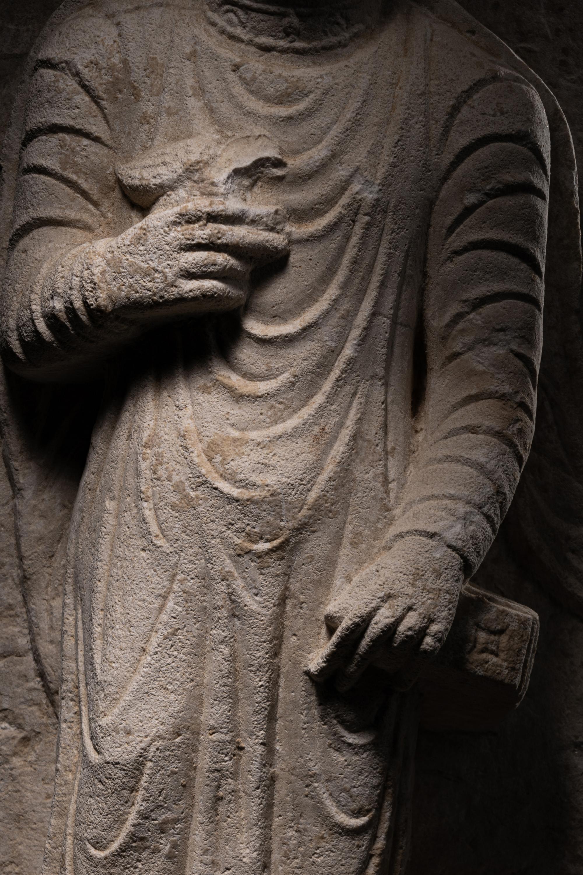 A Palmyran Limestone Relief of a Woman