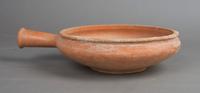 A Roman Earthenware Patera, Diameter of bowl 9 1/2 inches.