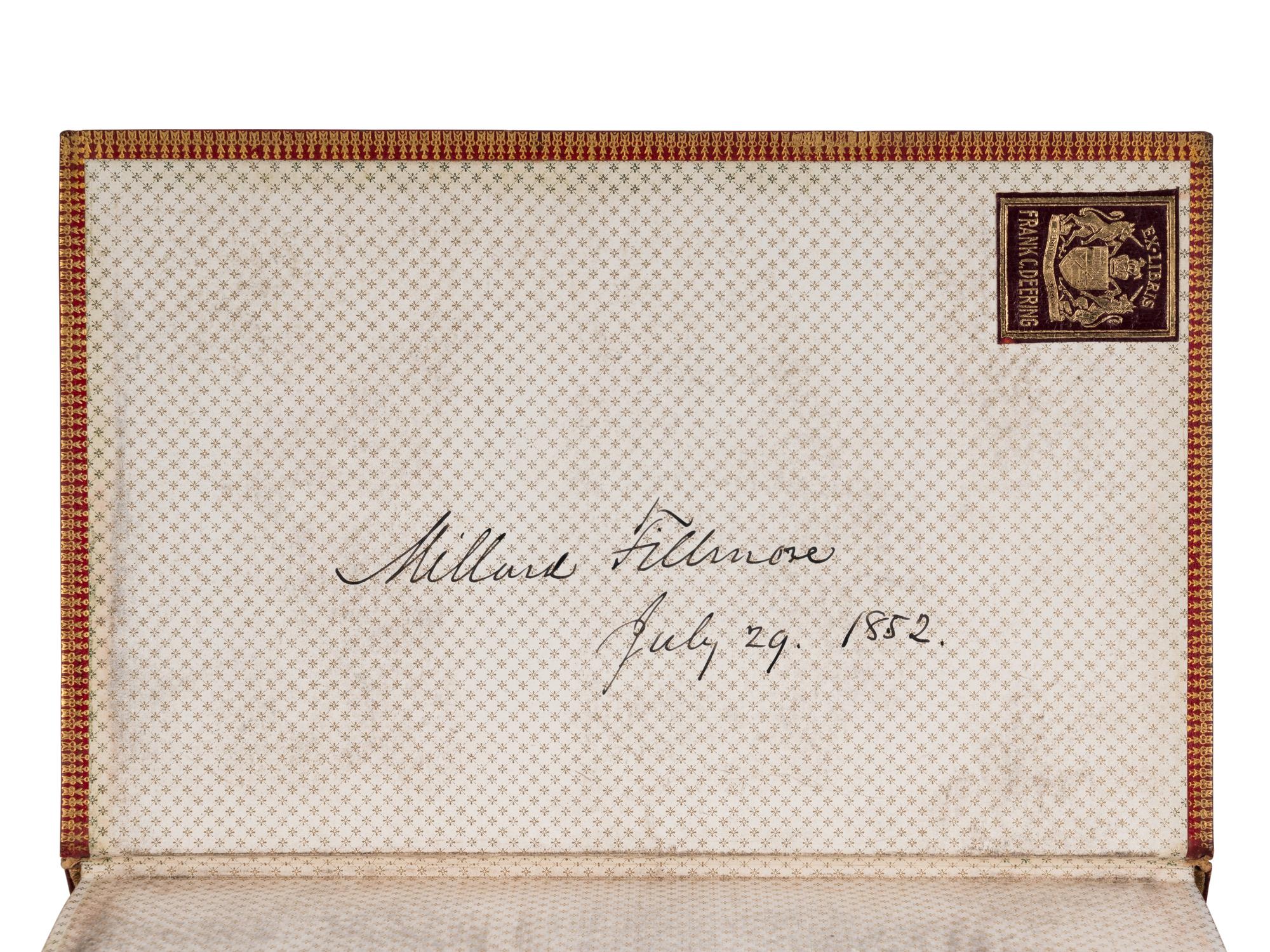 [FILLMORE, Millard (1800-1874), his copy]. STANSBURY, Howard (1806-1863). An Expedition to the Valley of the Great Salt Lake of Utah.. . with an Authentic Account of the Mormon Settlement . Philadelphia: Lippincott, Grambo & Co., 1852.