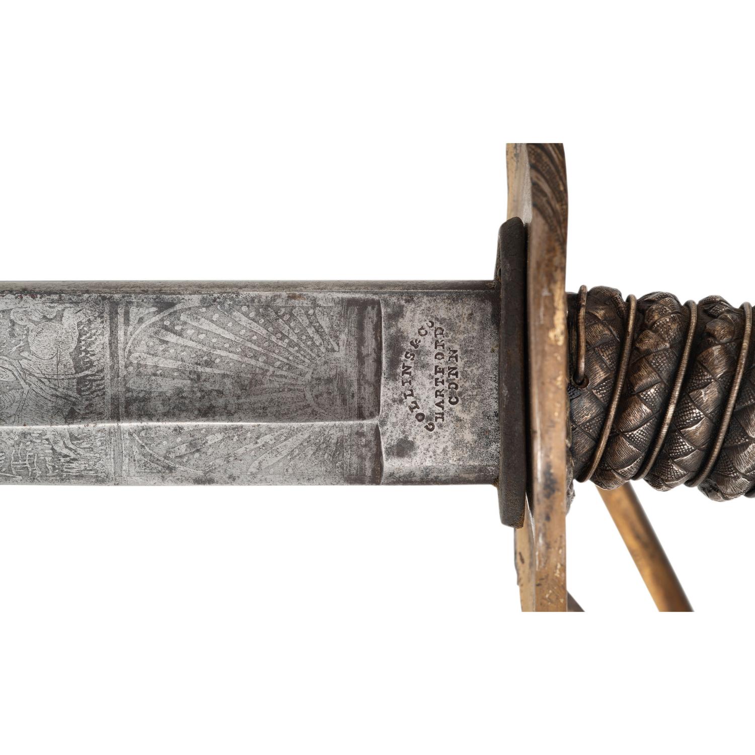 Caldwell Retailed Silver Gripped Model 1840 Cavalry Officers Presentation Sword to Col. (General) Hiram Berry - 4th Maine Vols. KIA at Chancellorsville with (2) CDVs and a Commemorative Coin