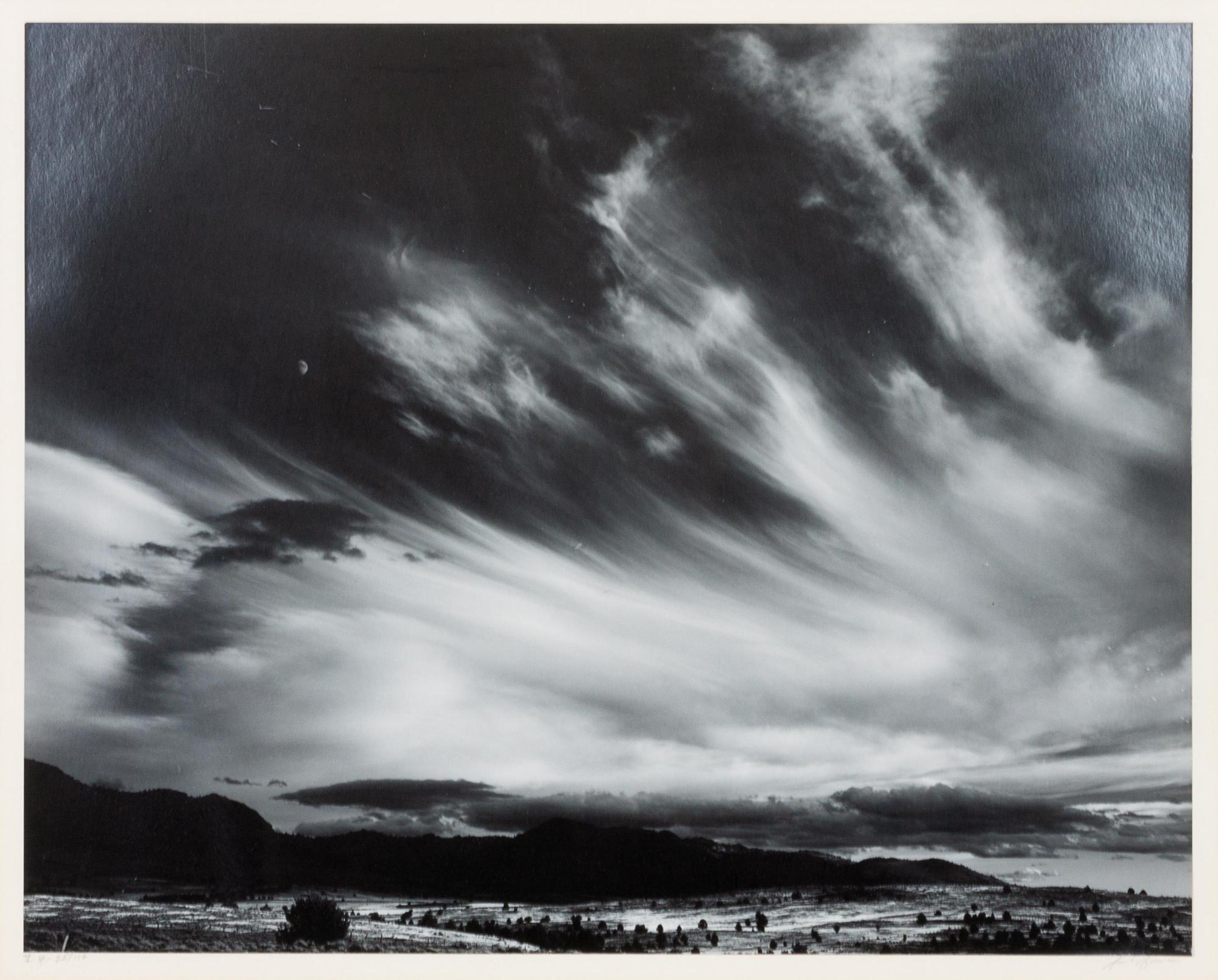 Moon and Clouds, Northern California
